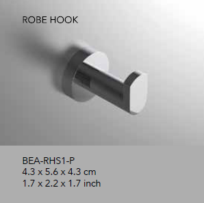 Neelnox - Collection Beaumont - Robe Hook Single - BEA-RHS1