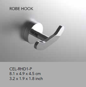 Neelnox - Collection Cello - Robe Hook Double - CEL-RHD1