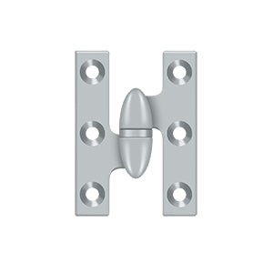 Deltana - Solid Brass Hinges - 2" x 1-1/2" Olive Knuckle Door Hinge (Each)