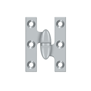 Deltana - Solid Brass Hinges - 2" x 1-1/2" Olive Knuckle Door Hinge (Each)