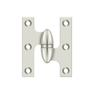 Deltana - Solid Brass Hinges - 2-1/2" x 2" Olive Knuckle Door Hinge (Each)