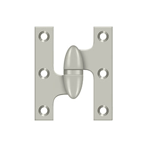 Deltana - Solid Brass Hinges - 2-1/2" x 2" Olive Knuckle Door Hinge (Each)