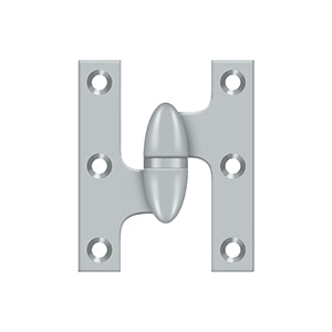 Deltana - Solid Brass Hinges - 2-1/2" x 2" Olive Knuckle Door Hinge (Each)