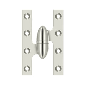 Deltana - Solid Brass Hinges - 5" x 3-1/4" Olive Knuckle Door Hinge (Each)