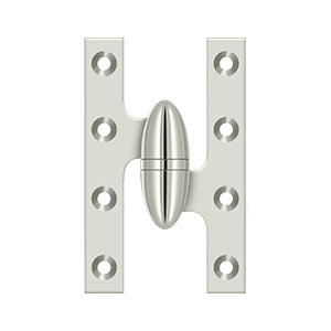 Deltana - Solid Brass Hinges - 5" x 3-1/4" Olive Knuckle Door Hinge (Each)