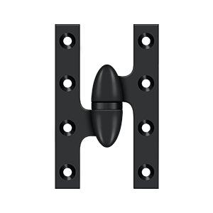 Deltana - Solid Brass Hinges - 5" x 3-1/4" Olive Knuckle Door Hinge (Each)