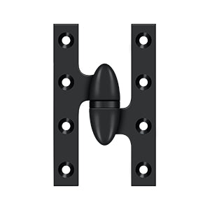 Deltana - Solid Brass Hinges - 5" x 3-1/4" Olive Knuckle Door Hinge (Each)