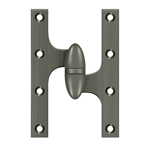 Deltana - Solid Brass Hinges - 6" x 4" Olive Knuckle Door Hinge (Each)