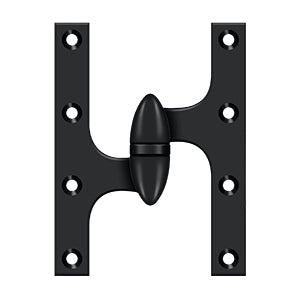 Deltana - Solid Brass Hinges - 6" x 4-1/2" Olive Knuckle Door Hinge (Each)