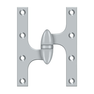 Deltana - Solid Brass Hinges - 6" x 4-1/2" Olive Knuckle Door Hinge (Each)