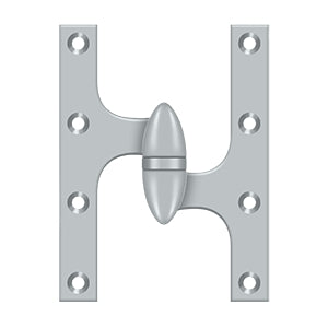 Deltana - Solid Brass Hinges - 6" x 4-1/2" Olive Knuckle Door Hinge (Each)