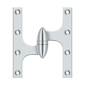 Deltana - Solid Brass Hinges - 6" x 5" Olive Knuckle Door Hinge (Each)