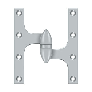 Deltana - Solid Brass Hinges - 6" x 5" Olive Knuckle Door Hinge (Each)