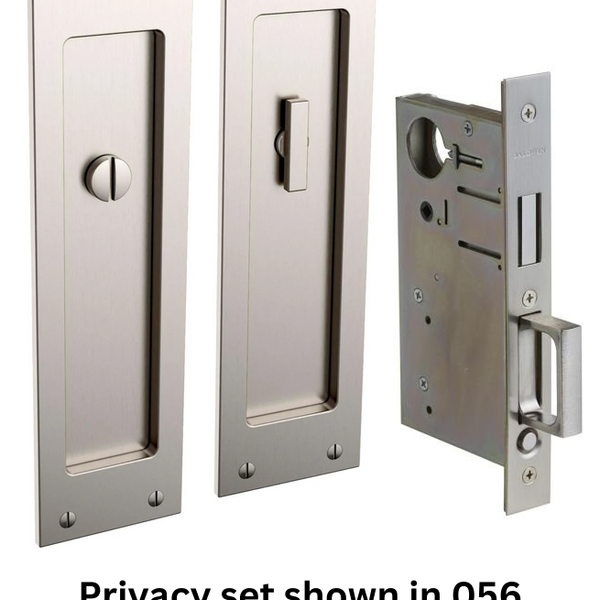 Baldwin - Pocket Door Locks - Santa Monica (Large) - Privacy Pocket Do