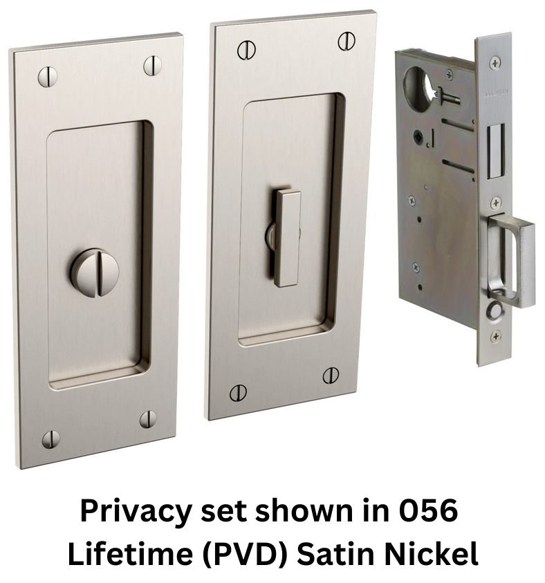 Baldwin - Pocket Door Locks - Santa Monica (Small) - Privacy Pocket Do Baldwin - Pocket Door Locks - Santa Monica (Small) - Privacy Pocket Do