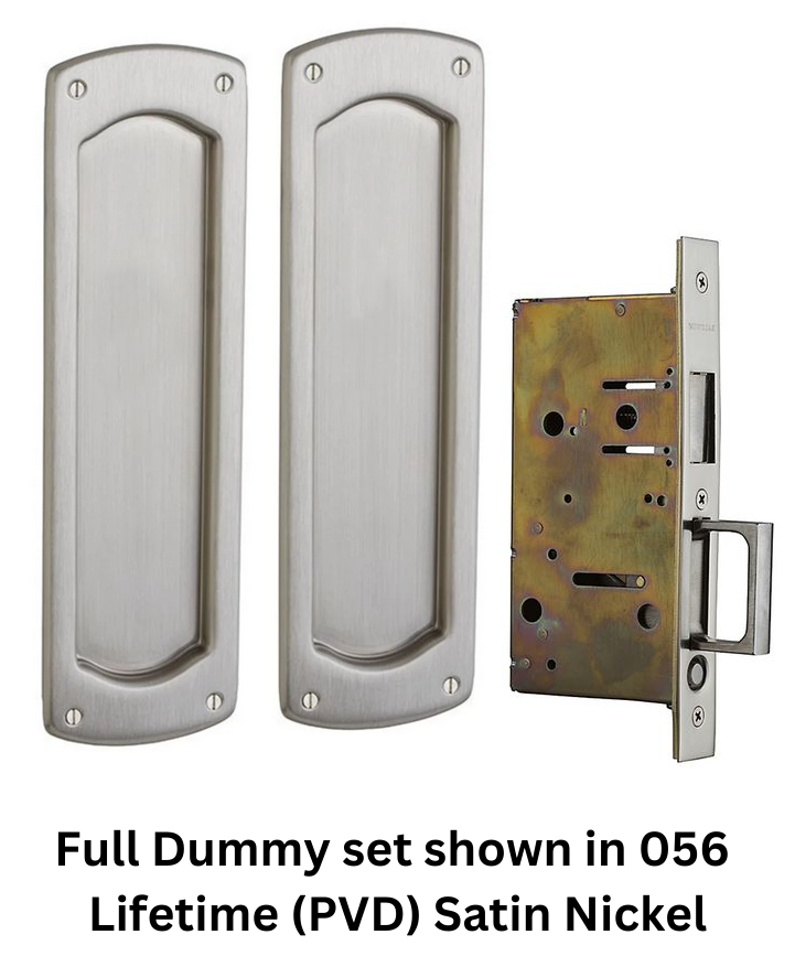 Baldwin - Pocket Door Locks - Palo Alto - Full Dummy Pocket Door Set