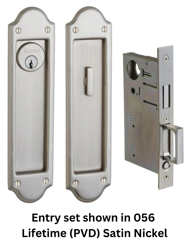 Baldwin - Pocket Door Locks - Boulder - Entry Pocket Door Set