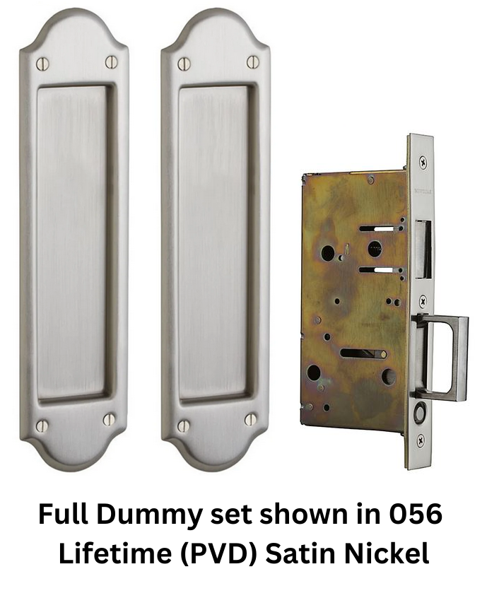 Baldwin - Pocket Door Locks - Boulder - Full Dummy Pocket Door Set