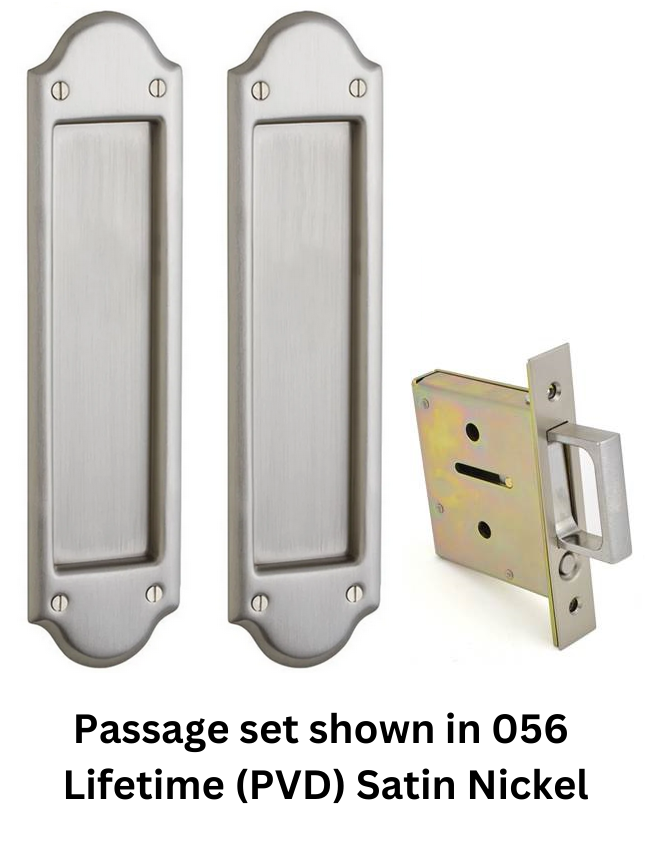 Baldwin - Pocket Door Locks - Boulder - Passage Pocket Door Set