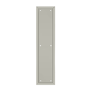 Deltana PP2280, PP2281, Framed Push Plates, Heavy Duty, Solid Brass