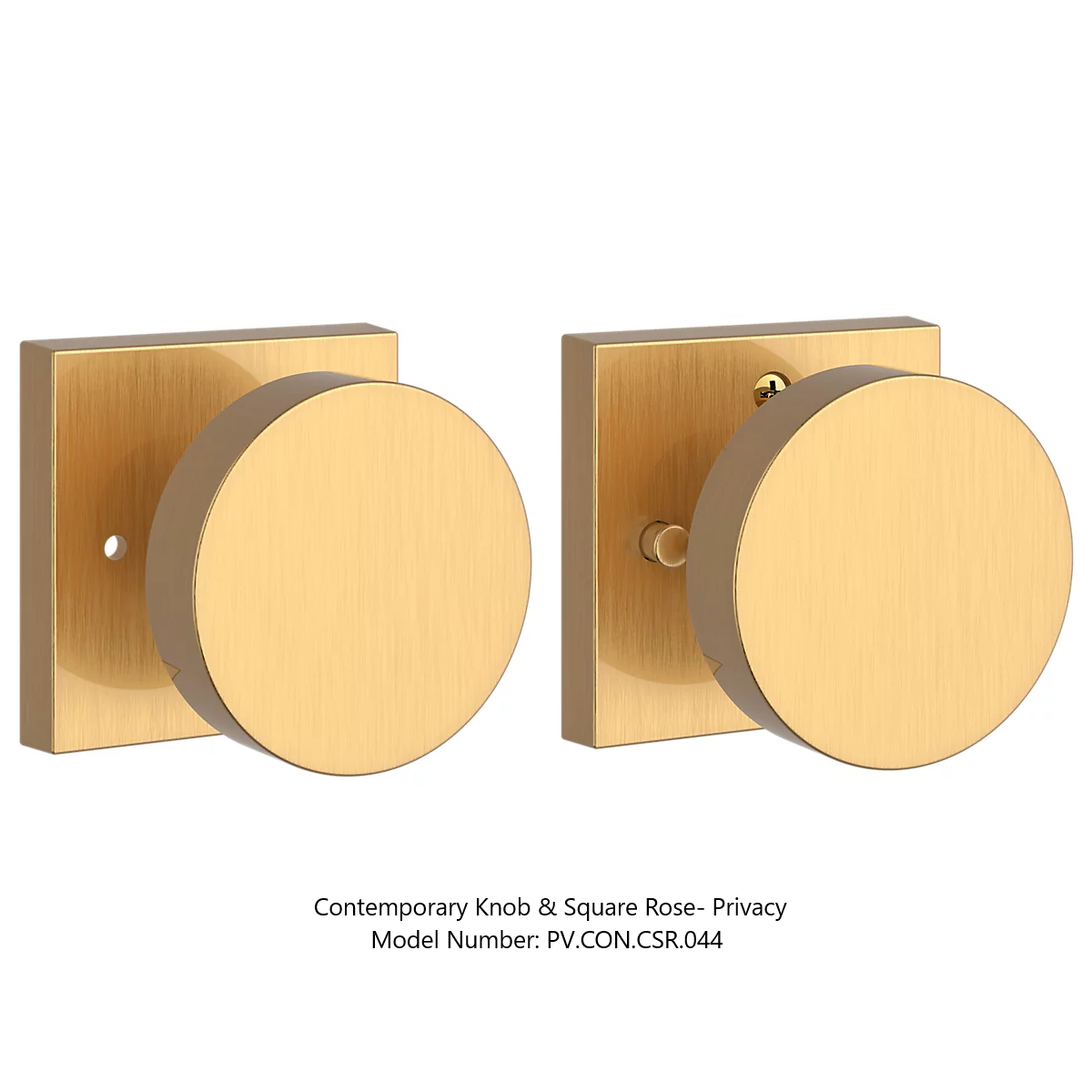 Baldwin - Reserve Collection - Interior Knobs - Contemporary Door Knob (Privacy)