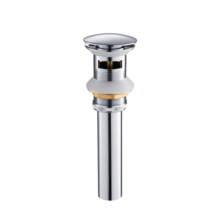 Casa Fixtures - Bathroom Accessories - Bathroom Sink Pop Up Drain Stopper Full Cover with Overflow (PW-3)