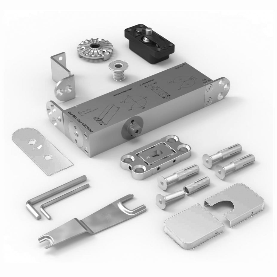 Arlu - Argenta Pivotica Pro - E 100 FM Pivot Hinge (Floor Mount)