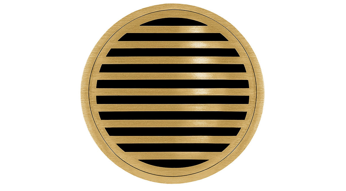 Infinity Drain - 5" Round Center Drain - RN 5 Lines Series Drain (Complete Kit)