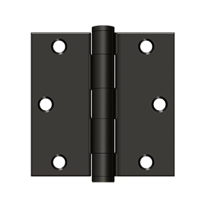 Deltana S35-R, S35HD, S35R4HD, 3-1/2" x 3-1/2" Steel Hinges (Sold as Pair)