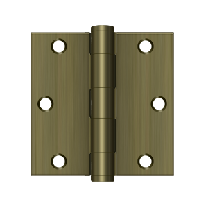 Deltana S35-R, S35HD, S35R4HD, 3-1/2" x 3-1/2" Steel Hinges (Sold as Pair)