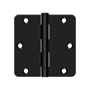 Deltana - Steel Hinges - 3-1/2" x 3-1/2" NRP Residential Door Hinge 1/4" Radius Corner (Pairs)