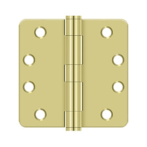 Deltana - Steel Hinges - 4" x 4" Heavy Duty Door Hinge 1/4" Radius Corner (Pairs)