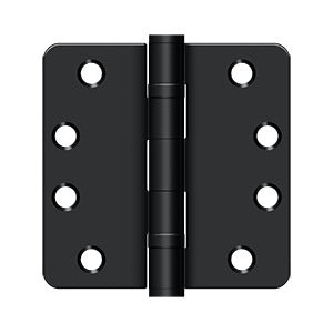 Deltana - Steel Hinges - 4" x 4" Heavy Duty Ball Bearing Door Hinge 1/4" Radius Corner (Pairs)