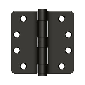 Deltana - Steel Hinges - 4" x 4" NRP Heavy Duty Door Hinge 1/4" Radius Corner (Pairs)