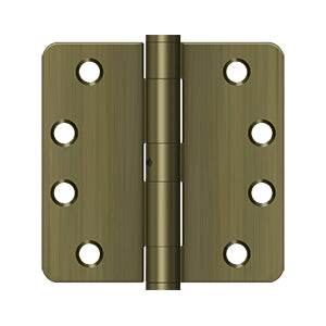 Deltana - Steel Hinges - 4" x 4" NRP Heavy Duty Door Hinge 1/4" Radius Corner (Pairs)