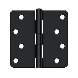 Deltana - Steel Hinges - 4" x 4" NRP Residential Door Hinge 1/4" Radius Corner (Pairs)