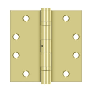 Deltana - Steel Hinges - 4-1/2" x 4-1/2" NRP Heavy Duty Ball Bearing Door Hinge Square Corner (Pairs)