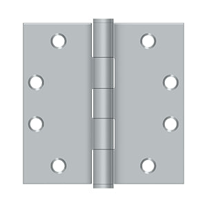 Deltana - Steel Hinges - 4-1/2" x 4-1/2" Heavy Duty Door Hinge Square Corner (Pairs)