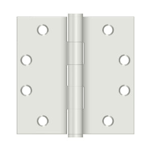 Deltana - Steel Hinges - 4-1/2" x 4-1/2" Heavy Duty Door Hinge Square Corner (Pairs)