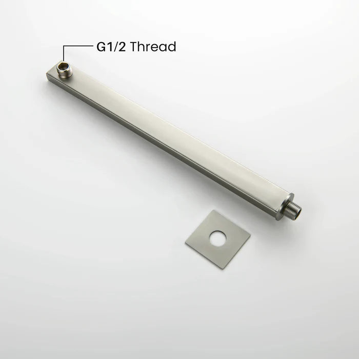 Casa Fixtures - Shower Arm - Quadra 16" Wall Mounted Shower Arm (SA1601)