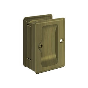 Deltana - Pocket Door Locks - 3-1/4" x 2-1/4" Heavy Duty Adjustable Sliding Door Passage