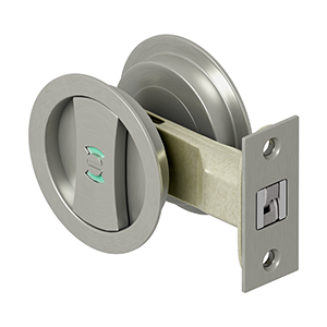 Deltana - Pocket Door Locks - Sliding Door Round Privacy Lock