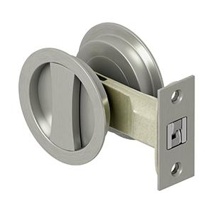 Deltana - Pocket Door Locks - Sliding Door Round Passage Lock
