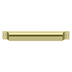 Deltana SHP70, Rectangular Shell Pull 7" Solid Brass