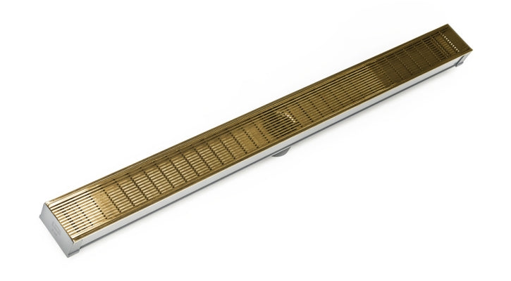 Infinity Drain - Site Sizable PVC Channel - S-LAG 65 Wedge Wire Linear Drain