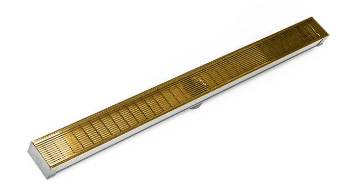 Infinity Drain - Site Sizable PVC Channel - S-LAG 65 Wedge Wire Linear Drain