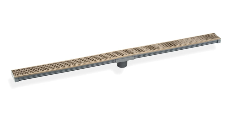 Infinity Drain - Site Sizable PVC Channel - S-LGR 65 Adhesion Linear Drain