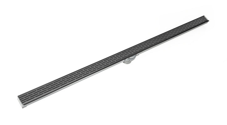 Infinity Drain - Site Sizable PVC Channel - S-LT 38 Offset Slotted Linear Drain