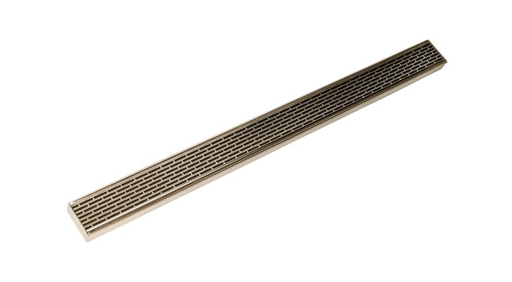 Infinity Drain - Site Sizable Stainless Channel - S-LTAS 65 Offset Slotted Linear Drain