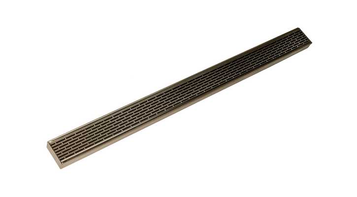 Infinity Drain - Site Sizable Stainless Channel - S-LTAS 65 Offset Slotted Linear Drain